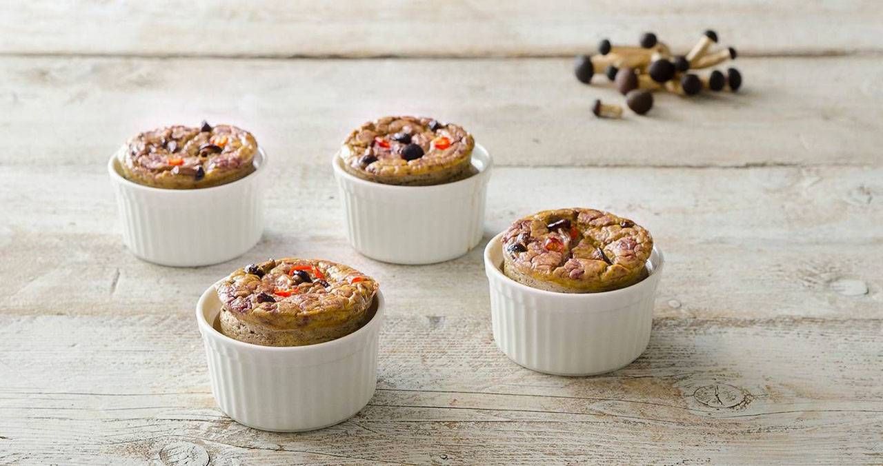 frittata-al-forno-ricotta-radicchio-funghi