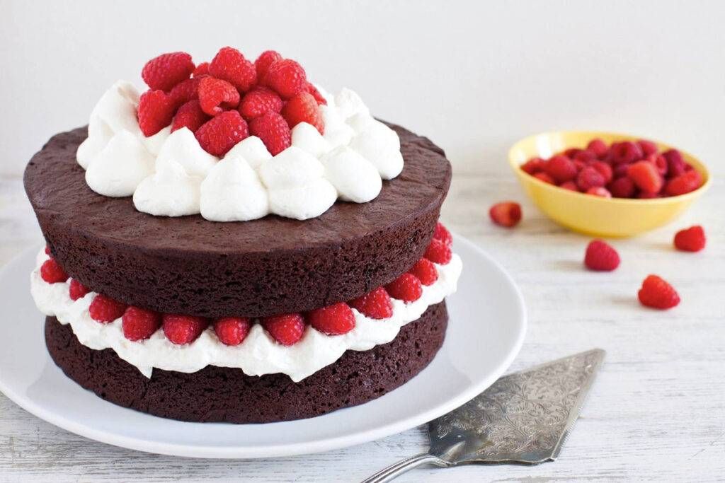 torta con cioccolato e panna liquida TORTA CON PANNA MONTATA