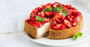 Cheesecake senza lattosio alle pere - Zucchero e dolci magie