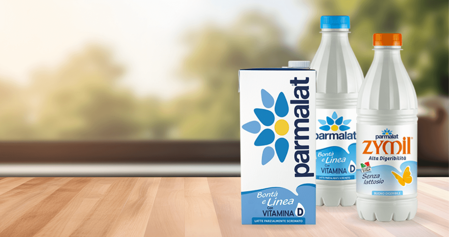 Tutto il latte parzialmente scremato del mondo Parmalat