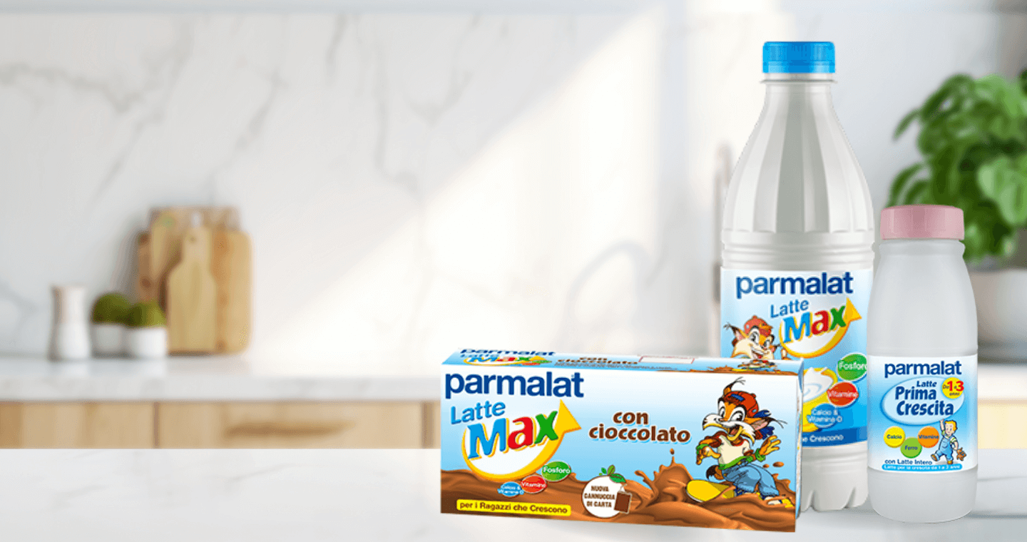 Tutto il latte bambini del mondo Parmalat