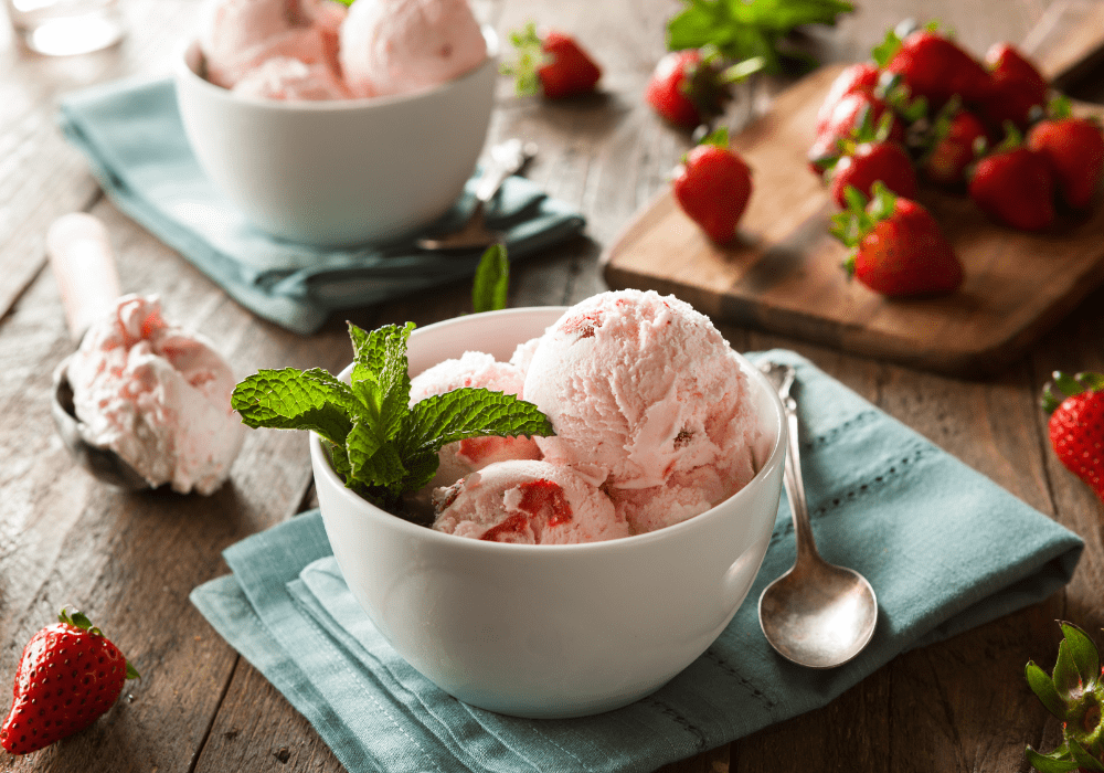 Gelato alla fragola: la merenda perfetta per l'estate