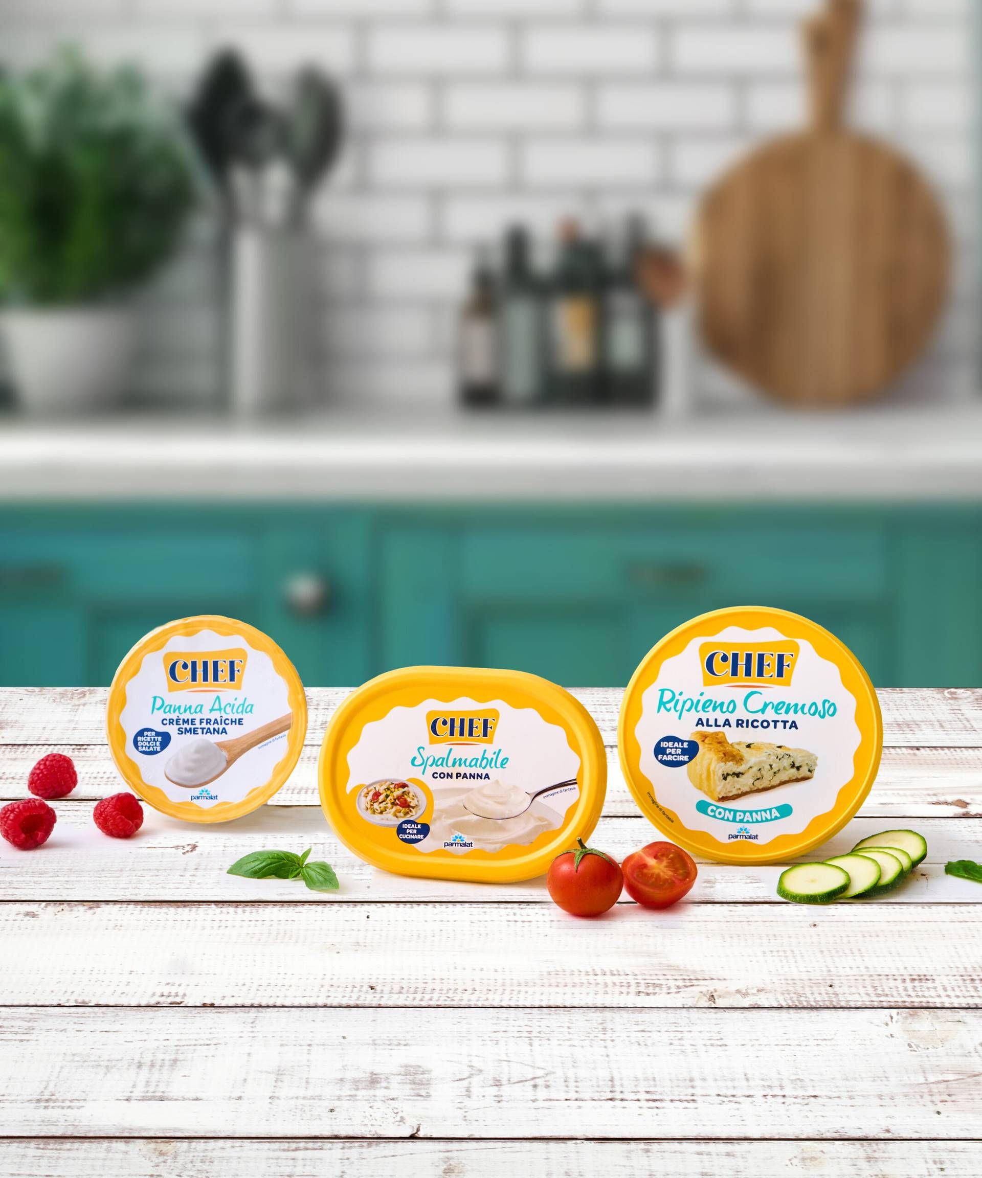 Nuovi freschi e cremosi Chef