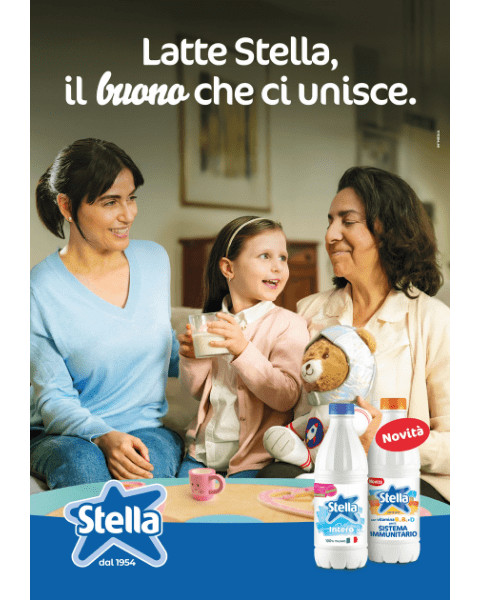 Latte Stella, il buono che ci unisce